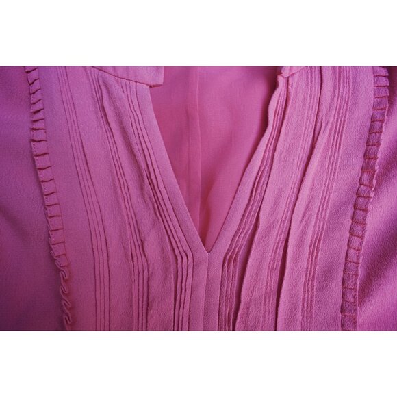 Diane Von Furstenberg DVF - NAZ Caftan Dress, Oversized or Swim Cover, Pink S - Picture 4 of 10